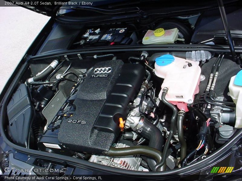 Brilliant Black / Ebony 2007 Audi A4 2.0T Sedan