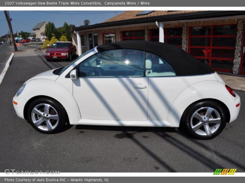 Campanella White / White 2007 Volkswagen New Beetle Triple White Convertible
