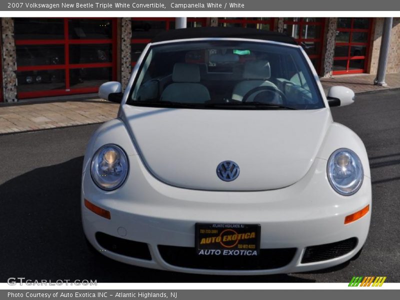 Campanella White / White 2007 Volkswagen New Beetle Triple White Convertible