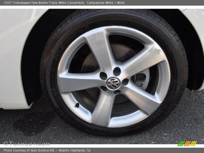 Campanella White / White 2007 Volkswagen New Beetle Triple White Convertible