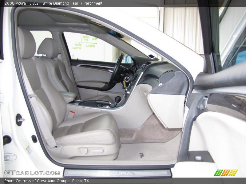 White Diamond Pearl / Parchment 2008 Acura TL 3.2