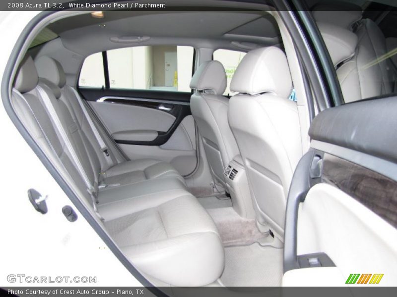White Diamond Pearl / Parchment 2008 Acura TL 3.2