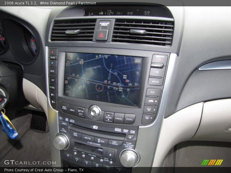 White Diamond Pearl / Parchment 2008 Acura TL 3.2