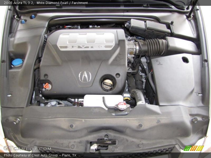 White Diamond Pearl / Parchment 2008 Acura TL 3.2