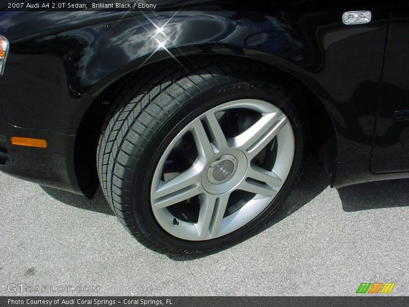 Brilliant Black / Ebony 2007 Audi A4 2.0T Sedan