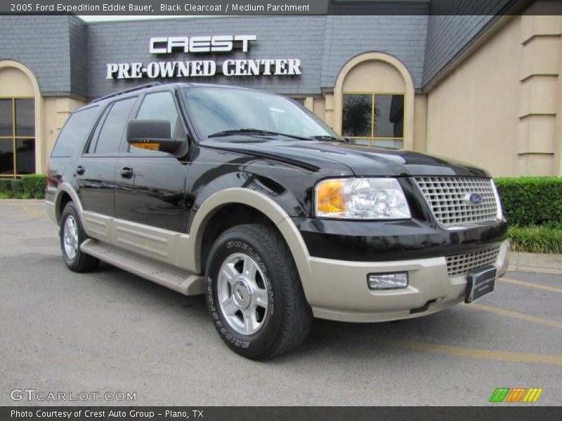 Black Clearcoat / Medium Parchment 2005 Ford Expedition Eddie Bauer