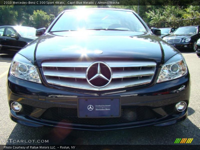 Capri Blue Metallic / Almond/Mocha 2010 Mercedes-Benz C 300 Sport 4Matic