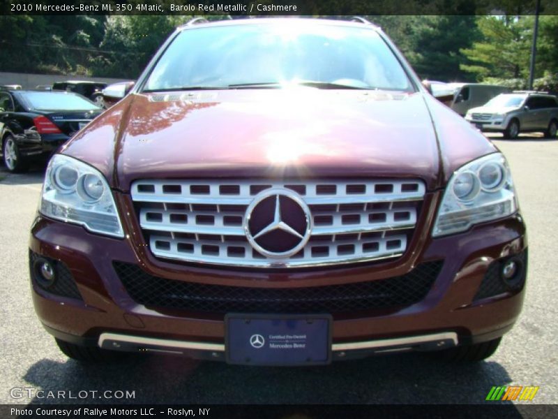 Barolo Red Metallic / Cashmere 2010 Mercedes-Benz ML 350 4Matic