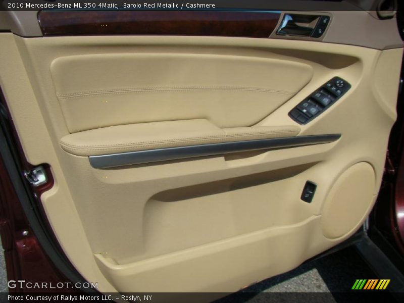 Barolo Red Metallic / Cashmere 2010 Mercedes-Benz ML 350 4Matic