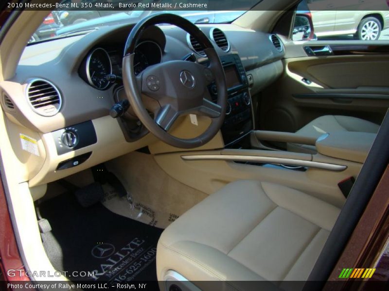 Barolo Red Metallic / Cashmere 2010 Mercedes-Benz ML 350 4Matic