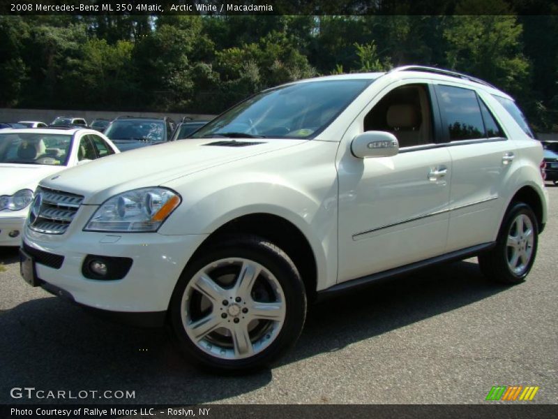Arctic White / Macadamia 2008 Mercedes-Benz ML 350 4Matic