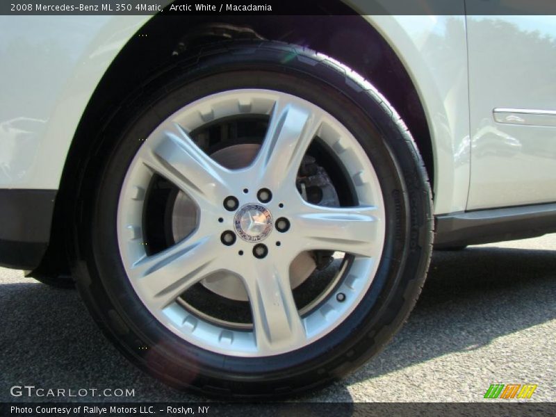 Arctic White / Macadamia 2008 Mercedes-Benz ML 350 4Matic