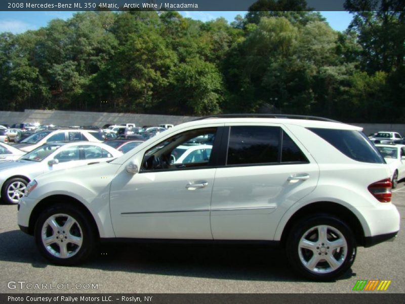 Arctic White / Macadamia 2008 Mercedes-Benz ML 350 4Matic