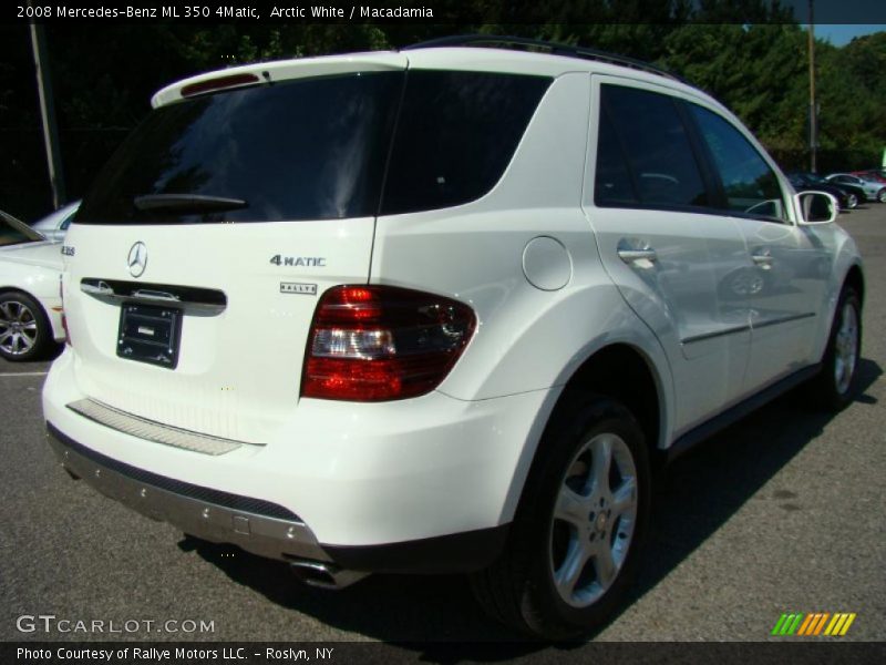 Arctic White / Macadamia 2008 Mercedes-Benz ML 350 4Matic