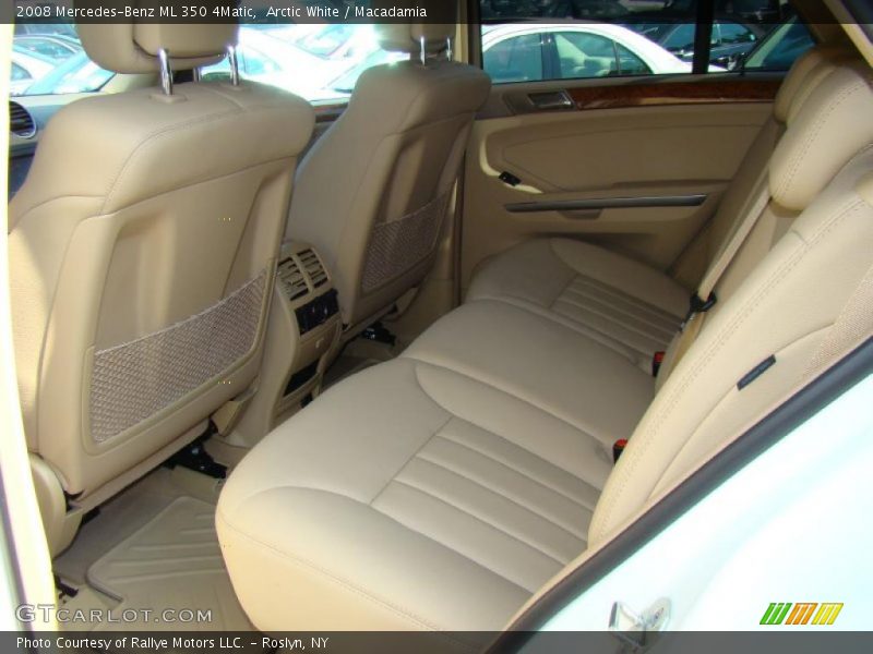 Arctic White / Macadamia 2008 Mercedes-Benz ML 350 4Matic