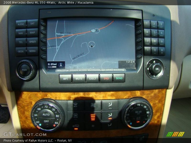 Arctic White / Macadamia 2008 Mercedes-Benz ML 350 4Matic