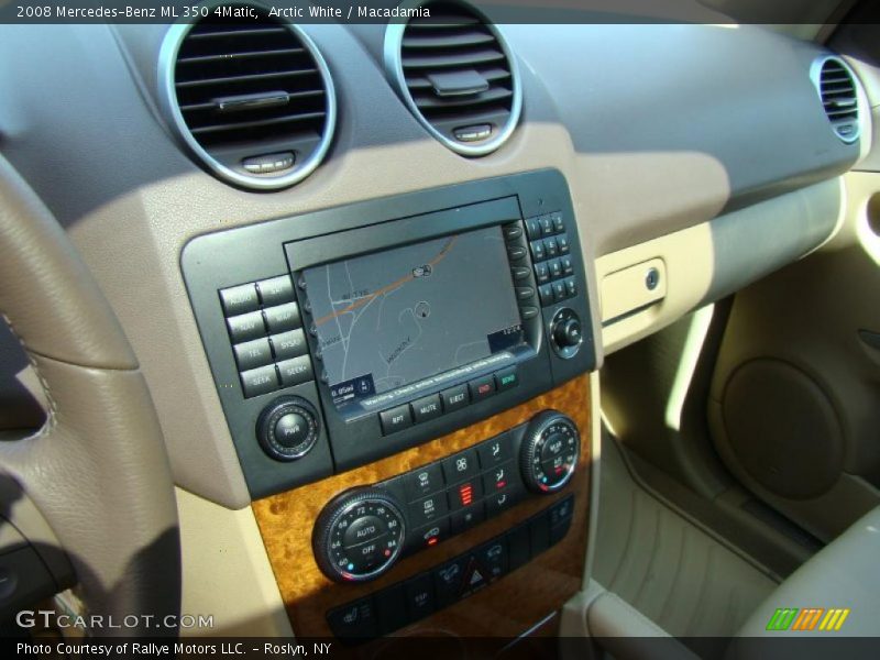 Arctic White / Macadamia 2008 Mercedes-Benz ML 350 4Matic