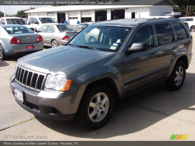 Mineral Gray Metallic / Dark Slate Gray 2008 Jeep Grand Cherokee Laredo