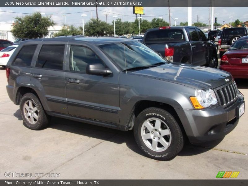 Mineral Gray Metallic / Dark Slate Gray 2008 Jeep Grand Cherokee Laredo