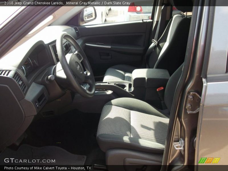 Mineral Gray Metallic / Dark Slate Gray 2008 Jeep Grand Cherokee Laredo