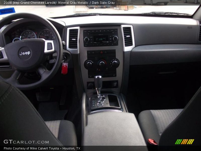 Mineral Gray Metallic / Dark Slate Gray 2008 Jeep Grand Cherokee Laredo