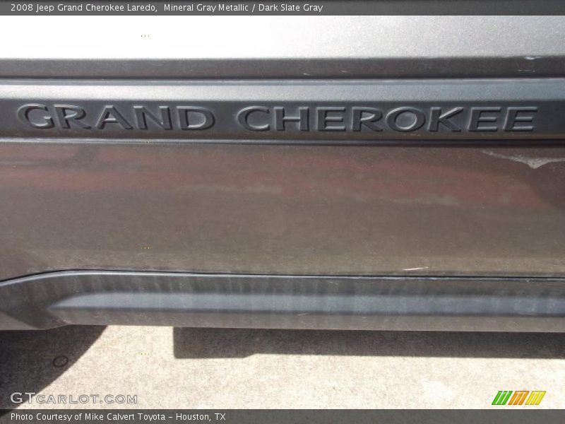 Mineral Gray Metallic / Dark Slate Gray 2008 Jeep Grand Cherokee Laredo
