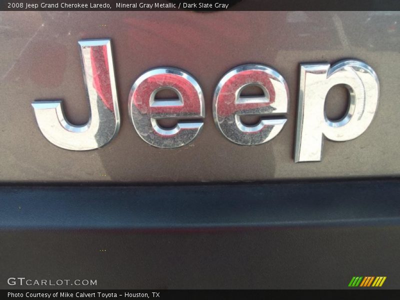 Mineral Gray Metallic / Dark Slate Gray 2008 Jeep Grand Cherokee Laredo