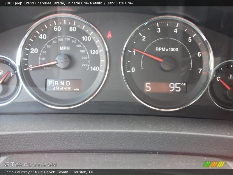 Mineral Gray Metallic / Dark Slate Gray 2008 Jeep Grand Cherokee Laredo