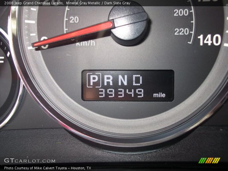 Mineral Gray Metallic / Dark Slate Gray 2008 Jeep Grand Cherokee Laredo