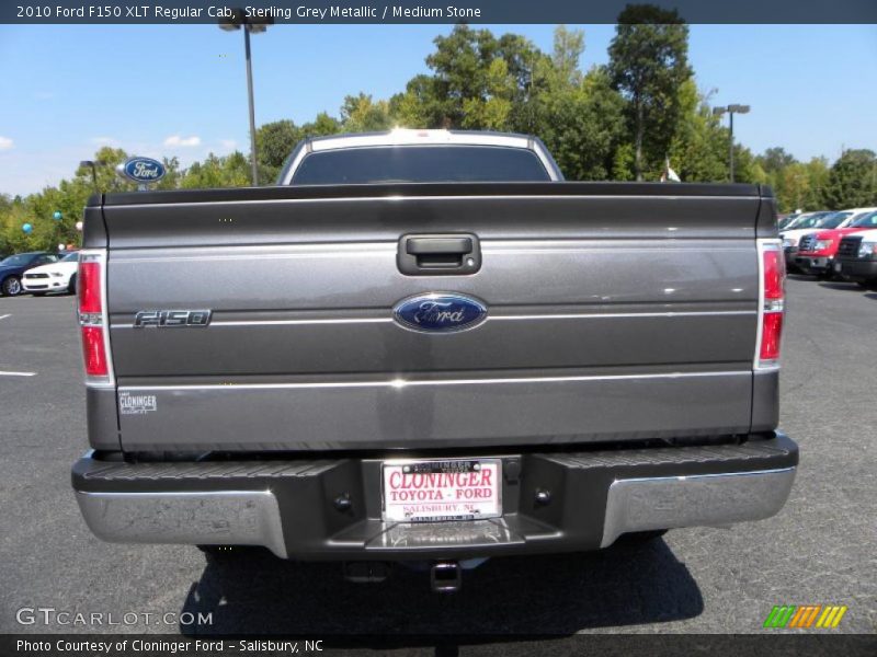 Sterling Grey Metallic / Medium Stone 2010 Ford F150 XLT Regular Cab