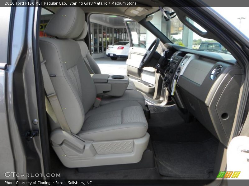 Sterling Grey Metallic / Medium Stone 2010 Ford F150 XLT Regular Cab