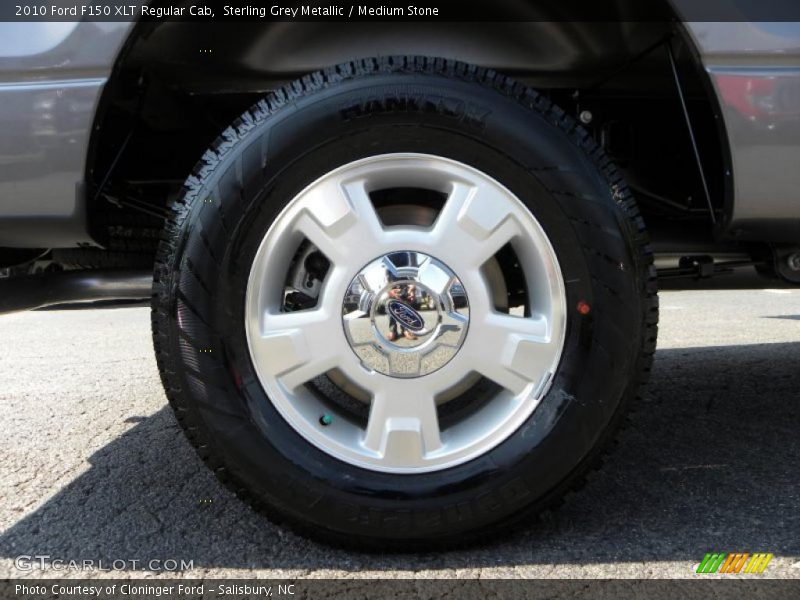 Sterling Grey Metallic / Medium Stone 2010 Ford F150 XLT Regular Cab