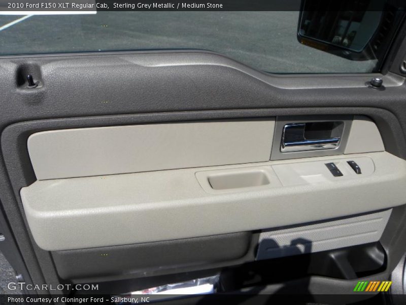 Sterling Grey Metallic / Medium Stone 2010 Ford F150 XLT Regular Cab