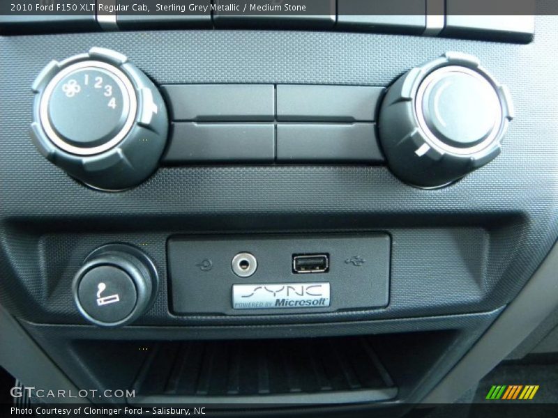 Sterling Grey Metallic / Medium Stone 2010 Ford F150 XLT Regular Cab
