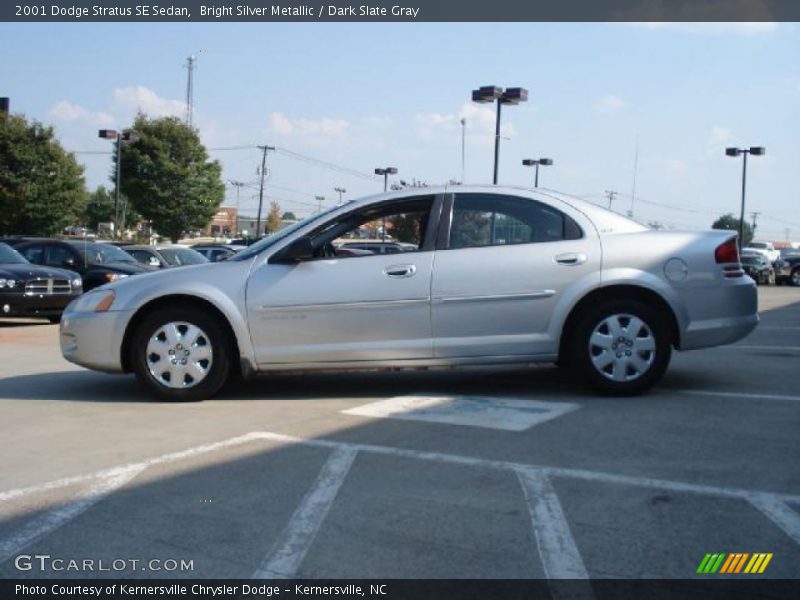 Bright Silver Metallic / Dark Slate Gray 2001 Dodge Stratus SE Sedan