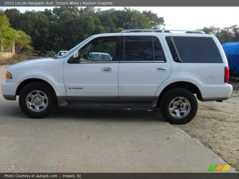 Oxford White / Medium Graphite 2001 Lincoln Navigator 4x4