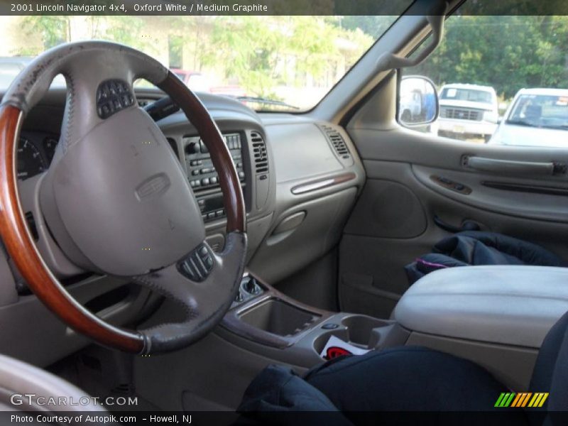 Oxford White / Medium Graphite 2001 Lincoln Navigator 4x4