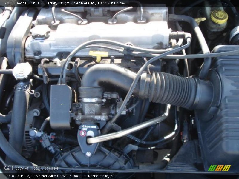 Bright Silver Metallic / Dark Slate Gray 2001 Dodge Stratus SE Sedan