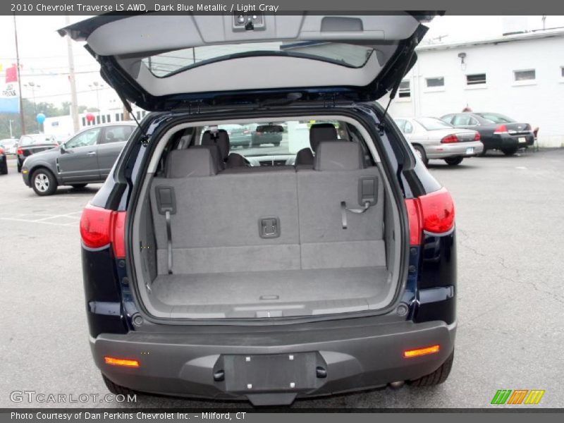 Dark Blue Metallic / Light Gray 2010 Chevrolet Traverse LS AWD