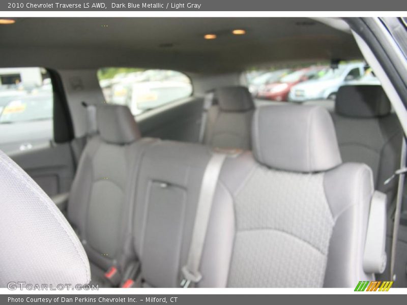 Dark Blue Metallic / Light Gray 2010 Chevrolet Traverse LS AWD