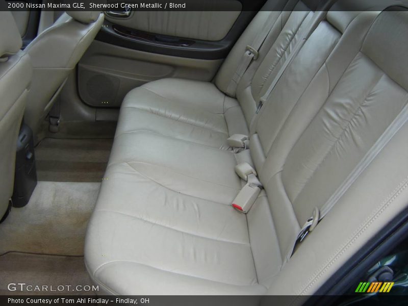 Sherwood Green Metallic / Blond 2000 Nissan Maxima GLE