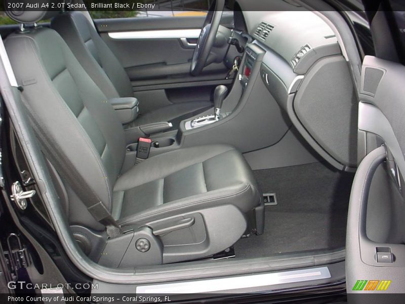 Brilliant Black / Ebony 2007 Audi A4 2.0T Sedan