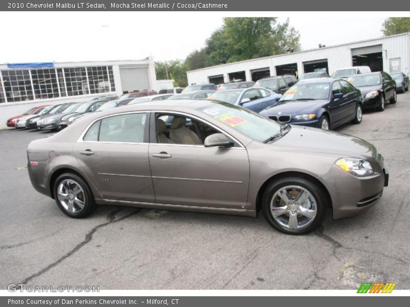 Mocha Steel Metallic / Cocoa/Cashmere 2010 Chevrolet Malibu LT Sedan