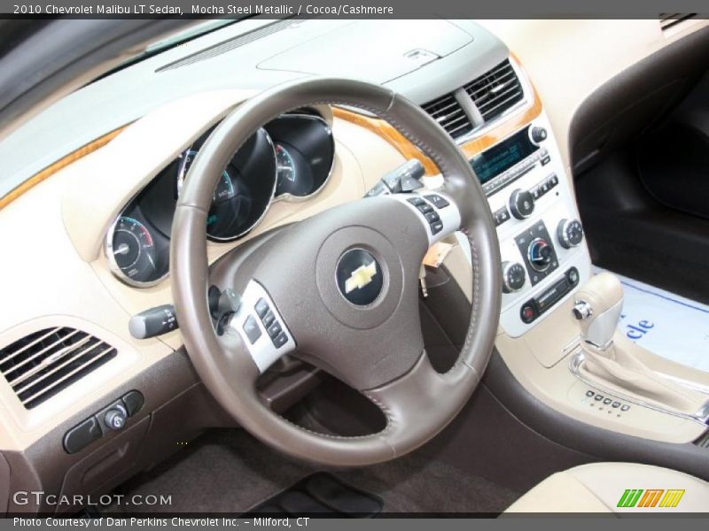 Mocha Steel Metallic / Cocoa/Cashmere 2010 Chevrolet Malibu LT Sedan