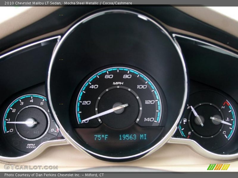 Mocha Steel Metallic / Cocoa/Cashmere 2010 Chevrolet Malibu LT Sedan