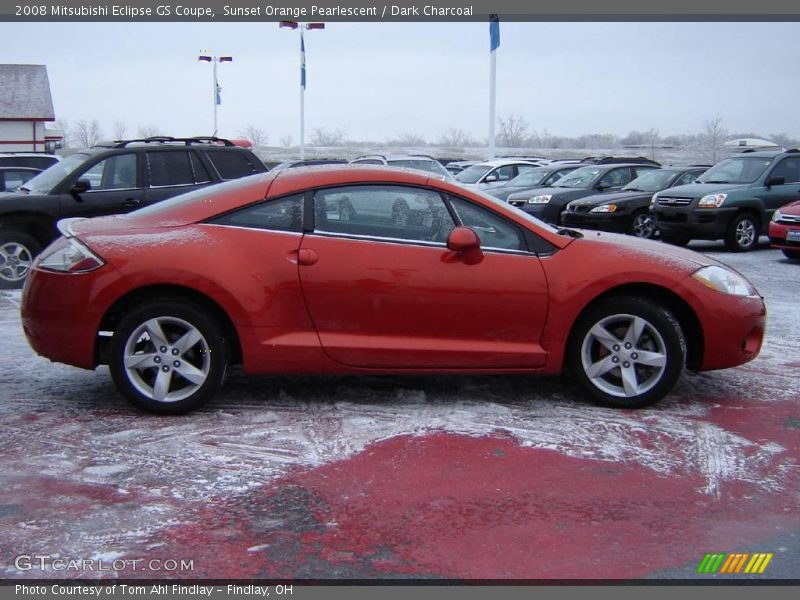 Sunset Orange Pearlescent / Dark Charcoal 2008 Mitsubishi Eclipse GS Coupe