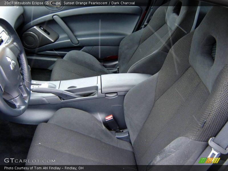 Sunset Orange Pearlescent / Dark Charcoal 2008 Mitsubishi Eclipse GS Coupe
