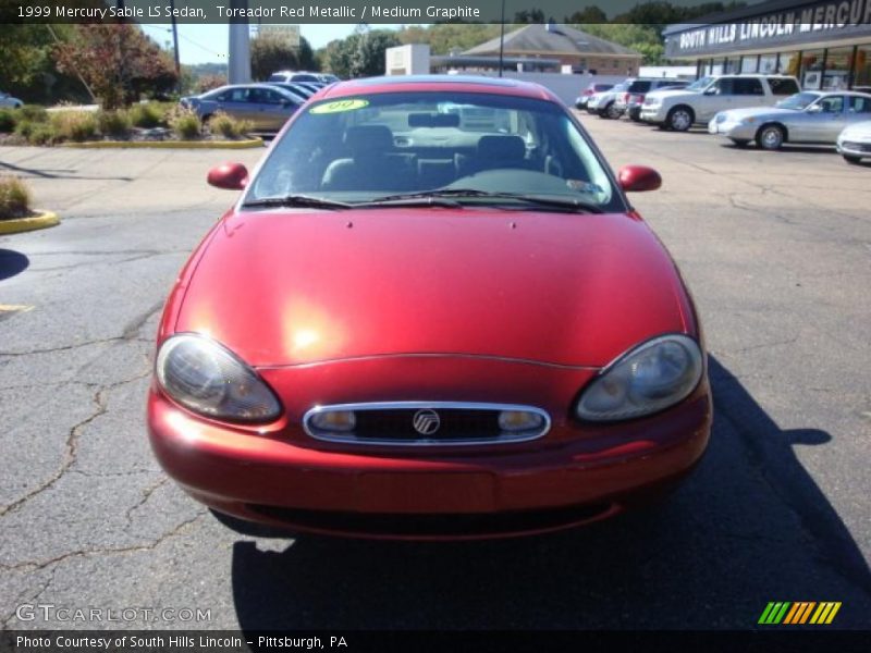 Toreador Red Metallic / Medium Graphite 1999 Mercury Sable LS Sedan