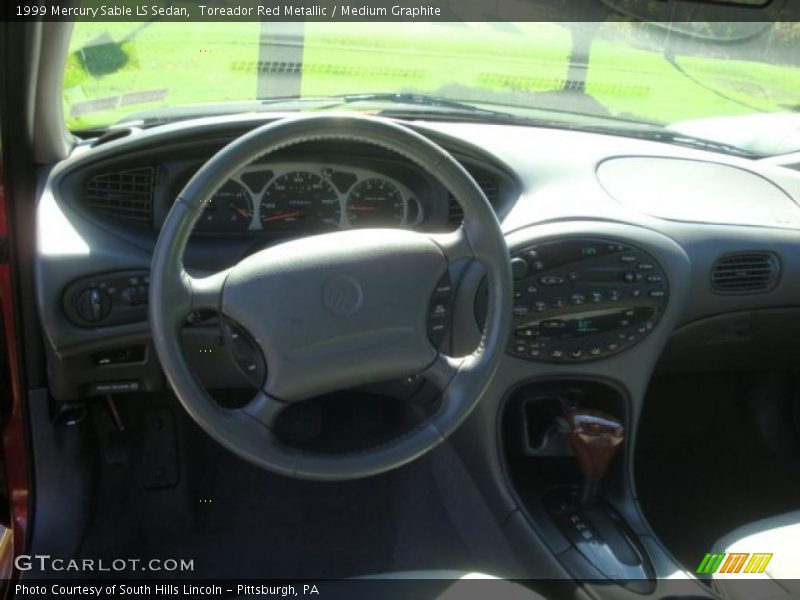 Toreador Red Metallic / Medium Graphite 1999 Mercury Sable LS Sedan