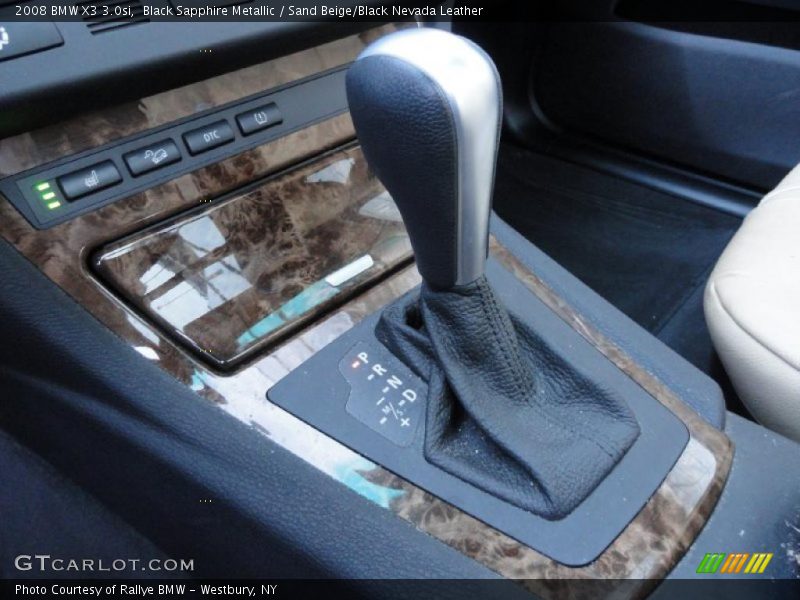Black Sapphire Metallic / Sand Beige/Black Nevada Leather 2008 BMW X3 3.0si